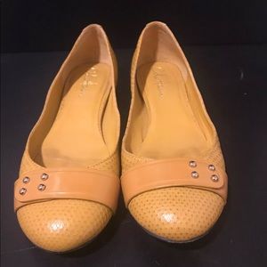 Cole Haan Mustard Yellow Ballet Flats Size 7B